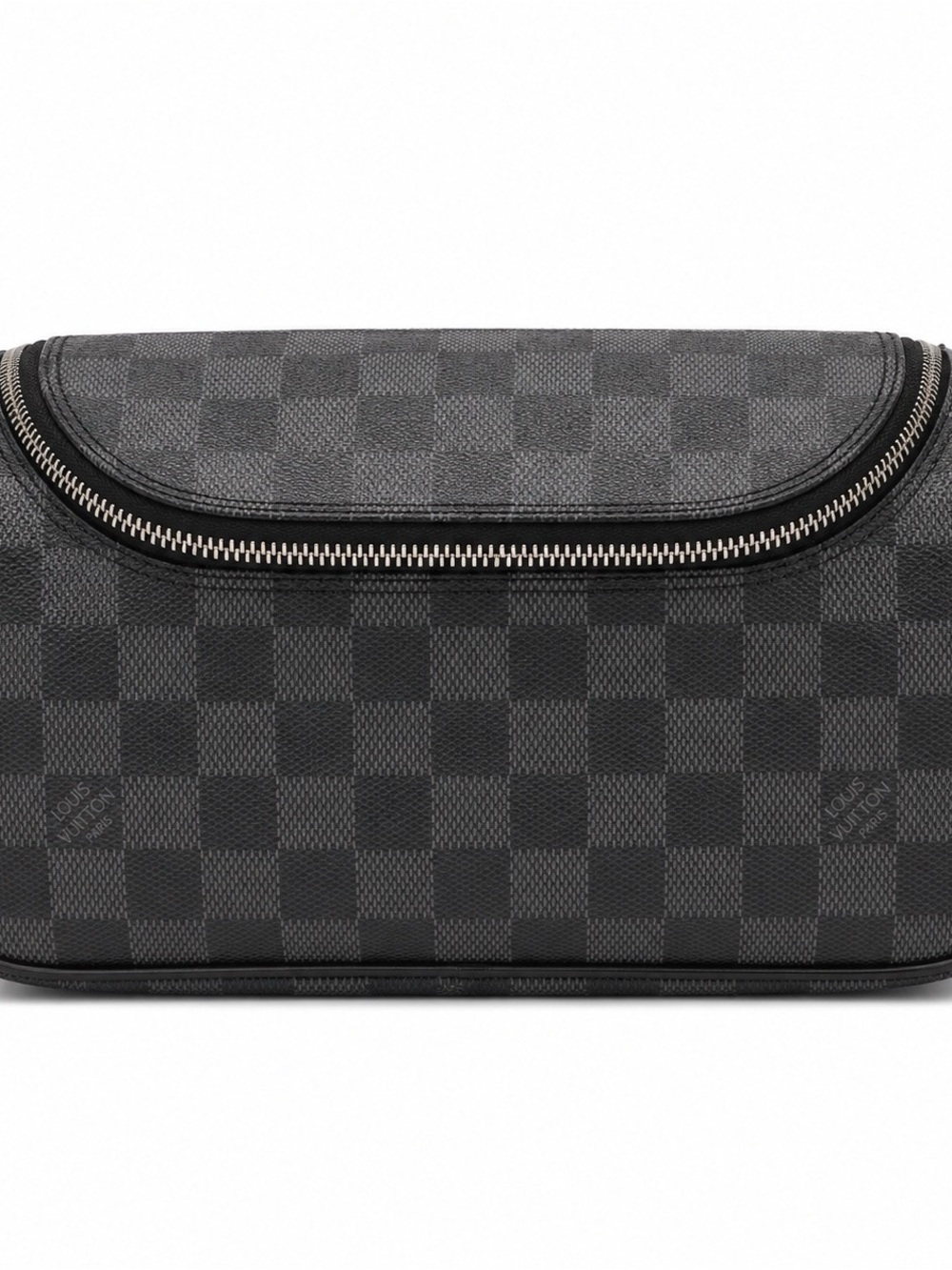 Louis Vuitton Men's Toiletry Bag in Graphite Check